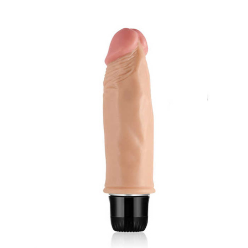 LoveToy - Real Feel Vibrator 6 Flesh 6.5 - Вибратор реалистичный, 17х3.7 см