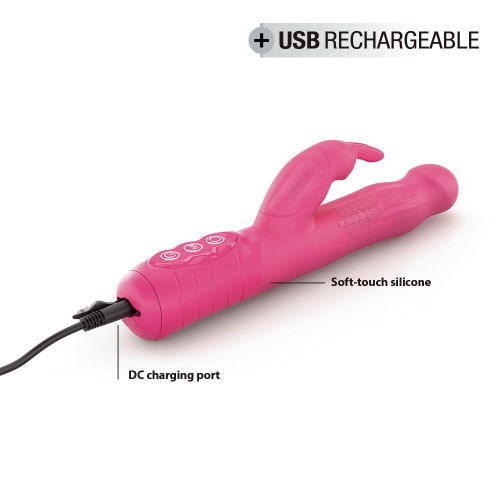 Dorcel Baby Rabbit Magenta 2.0 - Вибратор-кролик, 22 см (розовый)