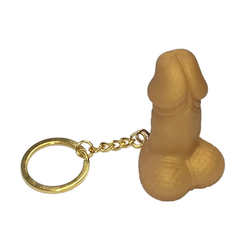 Брелок-пеніс Diverty Sex Gold золотий - купити в Україні | Секс шоп SEX-SHOP.ua