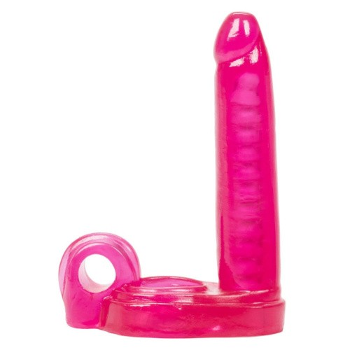 CalExotic Ultimate Triple Stimulator - насадка для двойного проникновения, 13х3 см (розовый)
