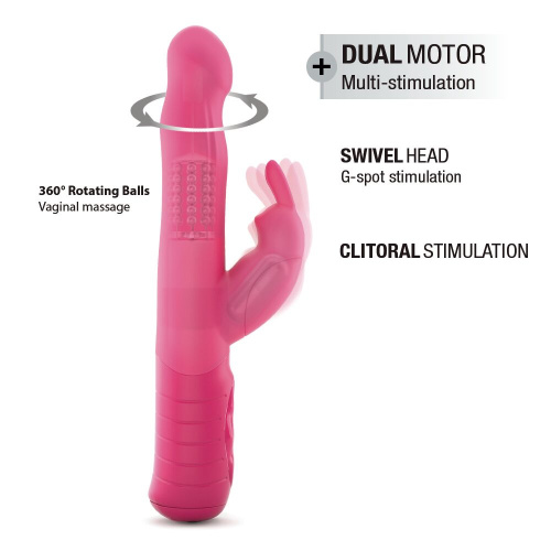 Dorcel Baby Rabbit Magenta 2.0 - Вибратор-кролик, 22 см (розовый)