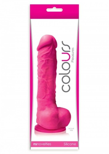 Фаллоимитатор Colours Pleasures, 17,8х3,8 см (розовый)