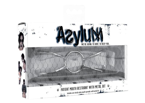 Asylum  Mouth Restraint with Metal Bit - Фиксатор для рта