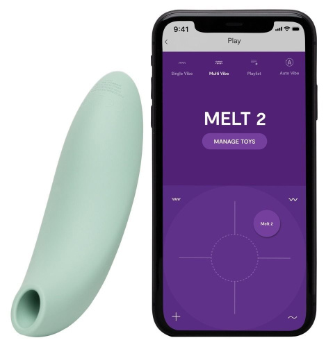 Вакуумный стимулятор клитора со смарт управлением We-Vibe Melt 2