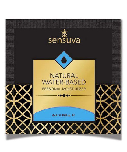 Пробник лубриканта Sensuva Natural Water-Based, 6 мл