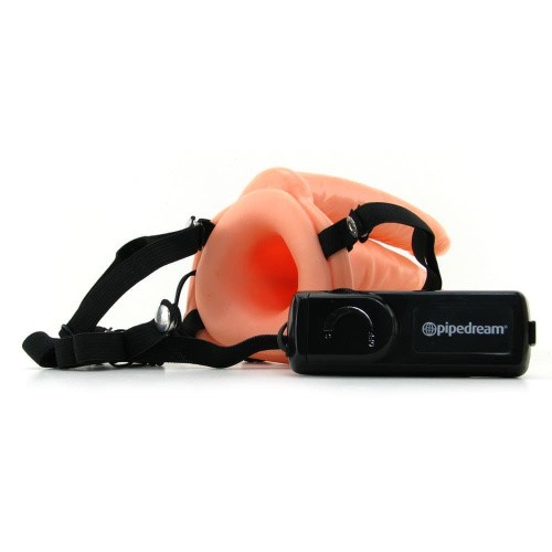 Ff Vibr Double Penetrator Flesh - Страпон для двойного проникновения, 14.5х4,5 см
