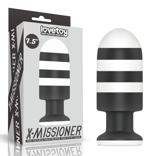 Анальная пробка LoveToy X-Missioner Butt Plug 7.5", 19,5 см