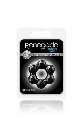 NS Novelties Renegade Spinner Ring - насадка на член (прозрачный)