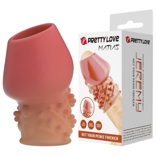 Насадка на пенис Pretty Love Matias, 6.5 см