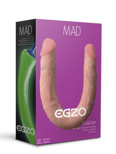 Фаллоимитатор двухсторонний Egzo DL002 46 см