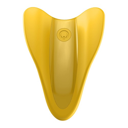 Satisfyer High Fly Yellow - Вибратор на палец, 6.5х5.5 см (жёлтый)
