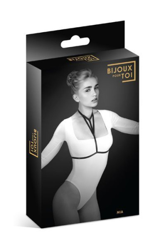 Bijoux Pour Toi Mia - Портупея на грудь из эластичного полиэстера
