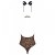 Obsessive Leocatia teddy L/XL - Сексуальный леопардовый боди