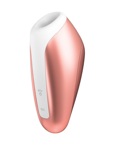 Satisfyer Love Breeze компактный вакуумный стимулятор клитора, 9.8х4 см (оранжевый)