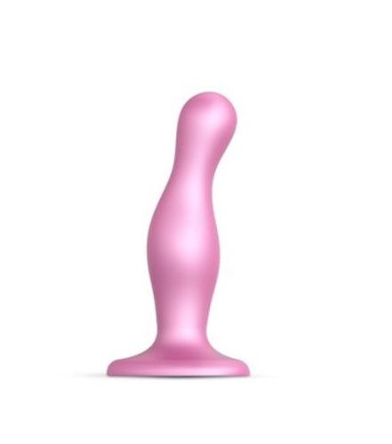 Strap-On-Me Dildo Plug Curvy M - Насадка для страпона, 15х4.2 см