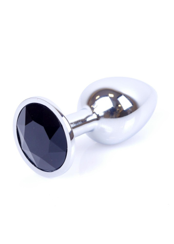 Анальная пробка с камнем Jewellery Silver Plug