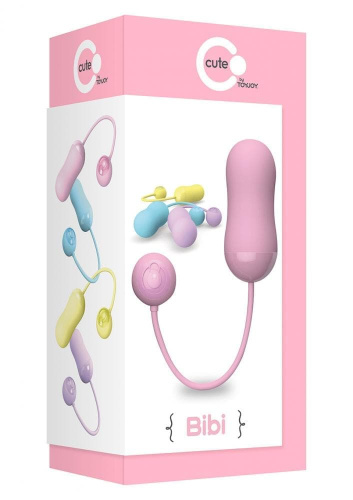 Виброяйцо Bibi Remote Egg, 7х3 см (розовый)