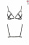 Passion Exclusive Nicky Bra - Открытый бюстгальтер-стрепы, черный (L/XL) Passion Exclusive Nicky Bra - Открытый бюстгальтер-стрепы, черный (L/XL)