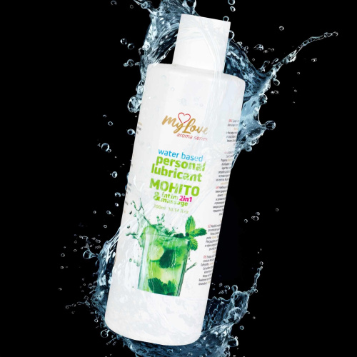 2в1 лубрикант и массажный гель - MyLove Aroma Series Intim&Massage Mohito, 300 мл