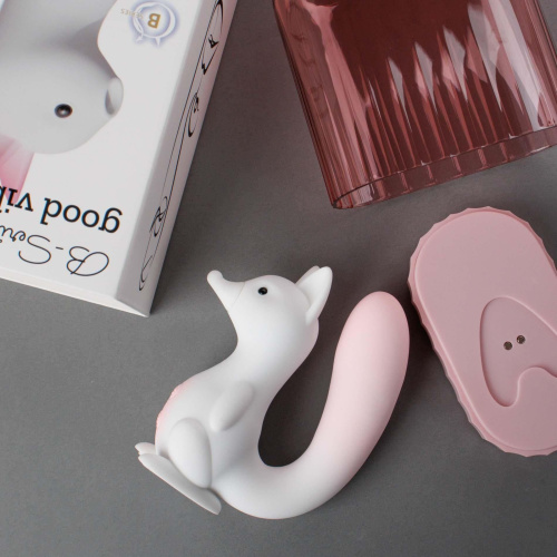 Вакуумний смарт стимулятор клітора B - Series Fox Squirrel Smart Tail App Control - купити в Україні | Секс шоп SEX-SHOP.ua