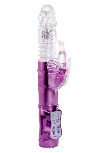 Ns Novelties Wyld Vibes Butterfly - Компьютерный вибратор с функцией вращения, 12х4 см
