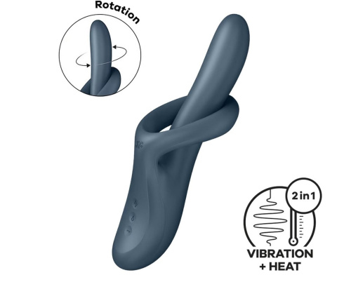Вибратор-кролик Satisfyer Heat Flex 4