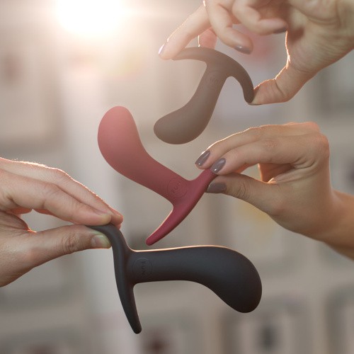 Fun Factory Bootie Large - анальная пробка унисекс, 9.5х4.1 см (бордовый)