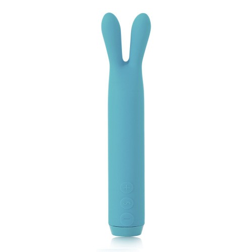 Je Joue Rabbit Bullet Vibrator Purple - вибратор с ушками, 13х2 см (бирюзовый)