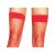 Leg Avenue Fishnet Thigh Highs - Чулки в сеточку, OS (красные) Leg Avenue Fishnet Thigh Highs - Чулки в сеточку, OS (красные)