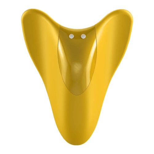 Satisfyer High Fly Yellow - Вибратор на палец, 6.5х5.5 см (жёлтый)