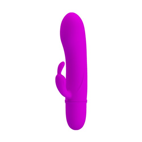 Pretty Love Caesar Vibrator - Маленький вибратор-кролик, 11.5х2.5 см (фиолетовый)