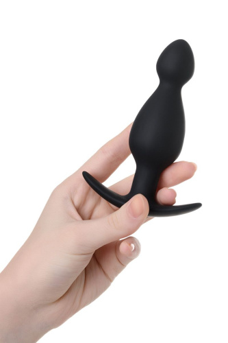 A-Toys By Toyfa розміру M - Анальная пробка, 11,5 см (черный)