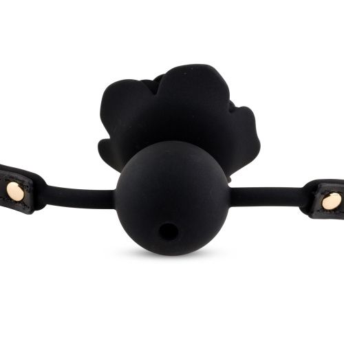 Кляп шарик B-Series Black Rose Ball Gag