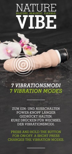 Orion - Nature Vibe - Вибратор реалистичный, 17.8х4.6 см