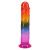 Дилдо Doc Johnson Crystal Jellies 7.5 Inch Dong Rainbow, 19,7 см - купити в Україні | Секс шоп SEX-SHOP.ua