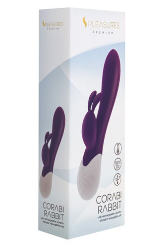 Вибратор-кролик S Pleasures Premium Corabi Rabbit