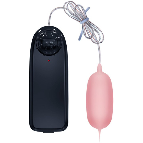 Baile Eleanora Cyber Vibrating Egg Flesh - Виброяйцо с пультом ДУ, 9.3 см