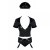 Эротический костюм Obsessive Police set, S/M (черный)
