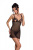 Passion - Lovelia Chemise - Сорочка с вырезами, S/M (чёрная) Passion - Lovelia Chemise - Сорочка с вырезами, S/M (чёрная)