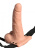 Fetish Fantasy 6 Hollow Rechargeable Strap-on with Balls - Порожнистий вібрострапон на трусиках з пультом дистанційного керування, 15х5 см - купити в Києві, Україні