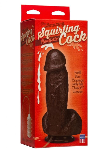 Фаллоимитатор с эякуляцией The Amazing Squirting Realistic Cock, 13,3х5,05 см