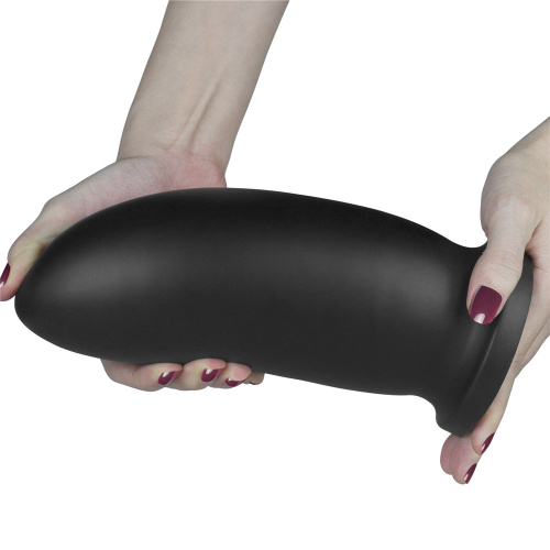LoveToy 9 "King Sized Anal Bomber Black - большая анальная пробка, 23х8.5 см (черный)