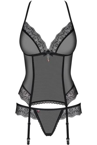 Комплект Obsessive 864-COR-1 corset (S/M)