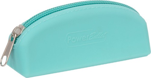 PowerBullet - Silicone Zippered Bag Teal - сумка для хранения секс-игрушек (бирюзовый)
