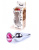 Boss Jewellery Silver Butt Plug Pink - Анальная пробка с кристаллом, 9,3х3 см (розовый) Boss Jewellery Silver Butt Plug Pink - Анальная пробка с кристаллом, 9,3х3 см (розовый)