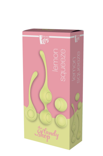 Dream Toys The Candy Shop Lemon Squeeze - Вагінальні кульки, 17,8 см (жовтий) - купити в Києві, Україні