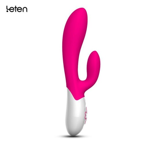 Leten Sisi - вибратор кролик с утолщенным стволом, 15.5х3.7 см (розовый)