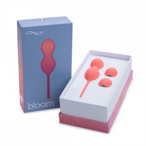 We-Vibe Bloom + Лубрикант 50 мл - тренажер для интимных мышц, 9х3.3 см (розовый)