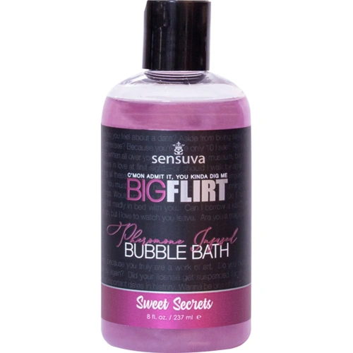 Sensuva - Big Flirt Pheromone Bubble Bath - Sweet Secrets - Пена для ванны, 237 мл