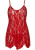 Сорочка беби-долл Leg Avenue Rose Lace Flair Chemise, One Size